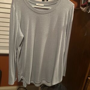 Matty M Heather Sky Blue Knit Top